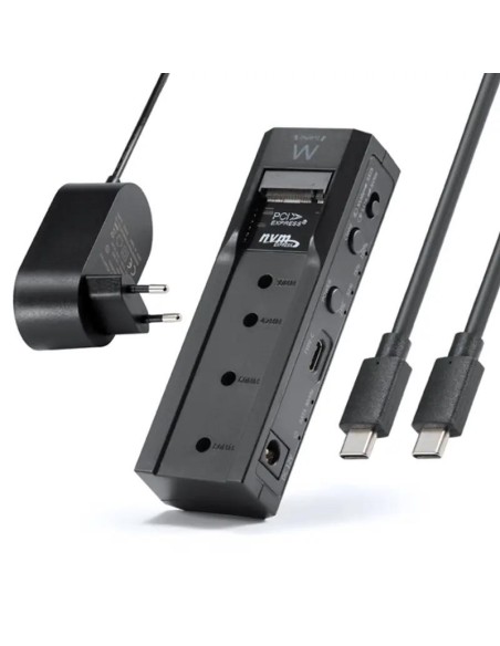 EWENT EW7065 Clonador Dual bay HDD/NVMe M2 SSD