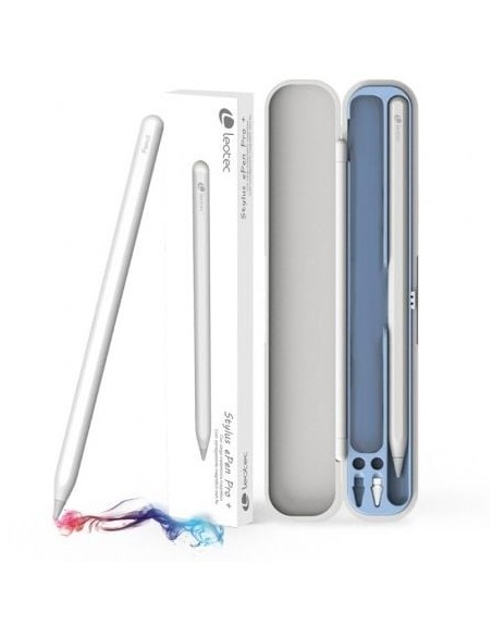 Lápiz Electrónico Leotec LESTP03W Stylus ePen Pro+ para iPad y iPad Pro/ Blanco