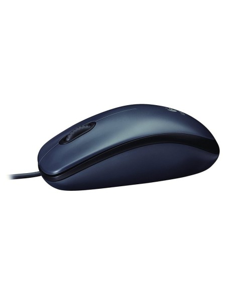Logitech M90 ratón óptico 1000dpi USB negro