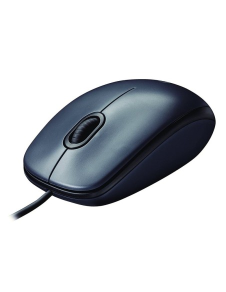Logitech M90 ratón óptico 1000dpi USB negro