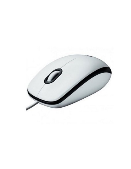 Logitech B100 Ratón Blanco OEM