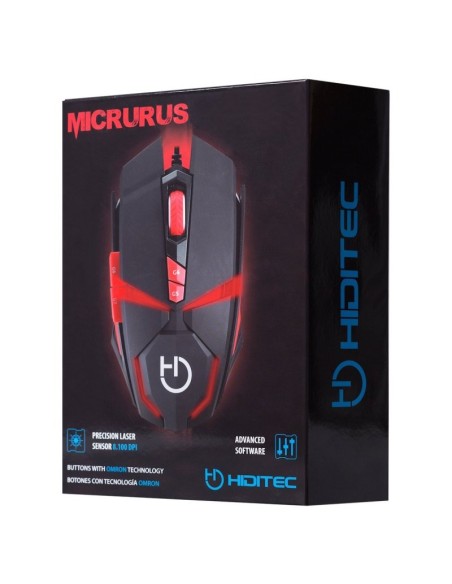 Hiditec Ratón Gaming Micrurus 8100DPI