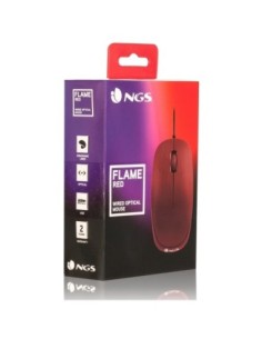 NGS Raton óptico Redflame 1000 Dpi Rojo 2