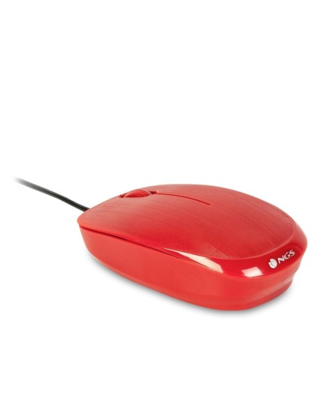 NGS Raton óptico Redflame 1000 Dpi Rojo