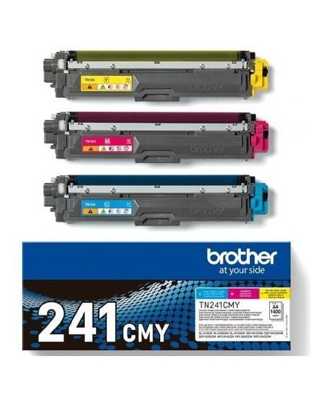 Tóner Original Brother TN241CMY Multipack/ Cian/ Magenta/ Amarillo