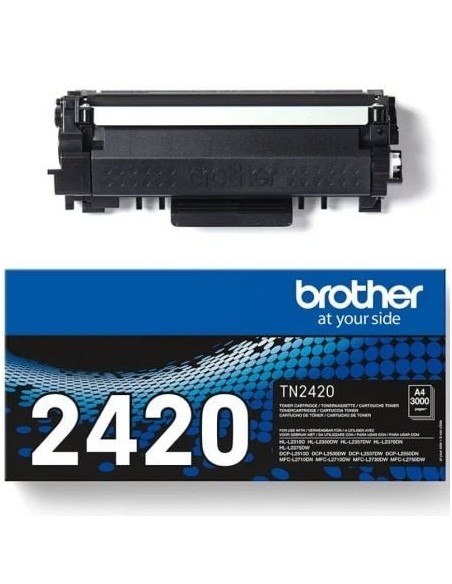 Tóner Original Brother TN-2420 Alta Capacidad/ Negro