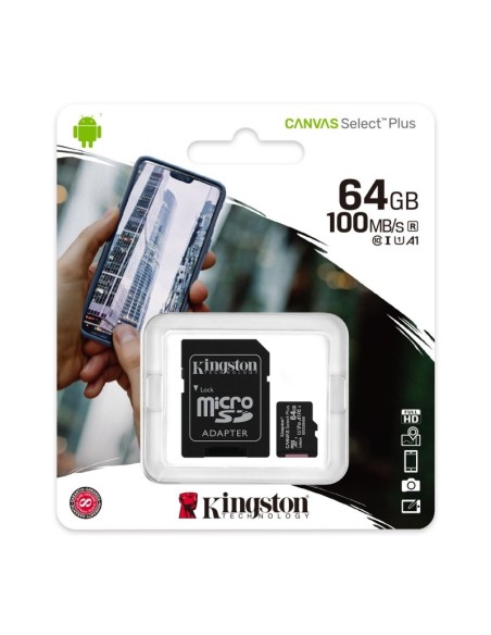 Kingston SDCS2/64GB micro SD XC clase 10 64GB c/a