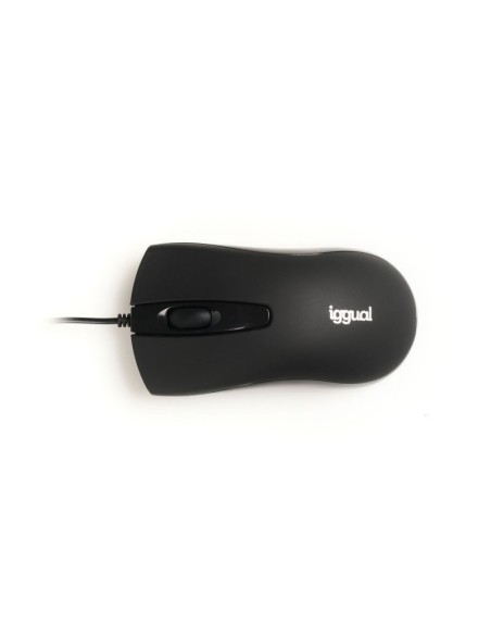 iggual Ratón óptico COM-BUSINESS-1200DPI negro