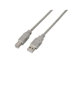 Aisens Cable USB 20 impresora A/M-B/M beige 18m