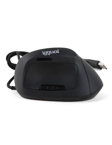 iggual Ratón ergonómico vertical USB ERGO-V