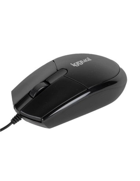 iggual Ratón óptico COM-BASIC3-800DPI negro