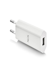 NGS Cargador pared blanco USB 5V2A/10W 2
