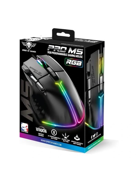 Spirit of Gamer Raton Souris Pro M5 Negro