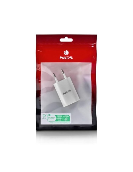 NGS Cargador pared blanco USB 5V2A/10W