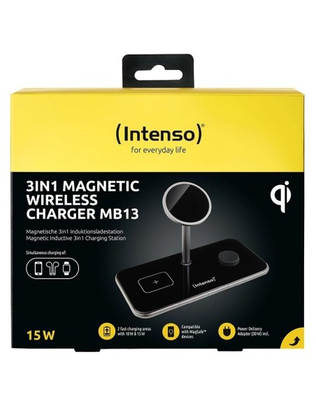 Intenso | Cargador inalámbrico MB13 3en1