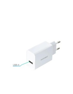 Nanocable Cargador 1 x USB 5V-2'1A Blanco