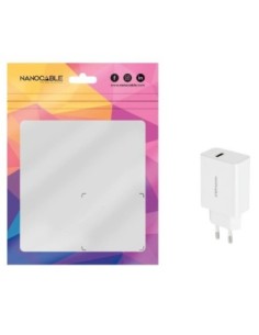 Nanocable Cargador 1 x USB 5V-2'1A Blanco 2