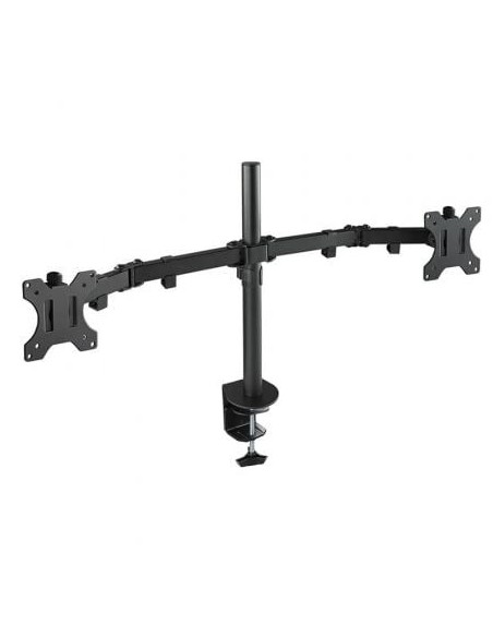 Soporte para 2 Monitores TooQ DB1232TN-B/ hasta 8kg