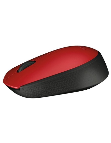 Logitech M171 Ratón Inalámbrico 1000 dpi Neg/Rojo