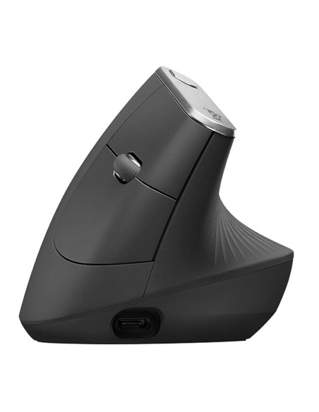 Logitech MX Vertical Ratón ergonómico Negro