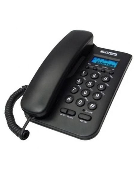 Teléfono Maxcom KXT100/ Negro