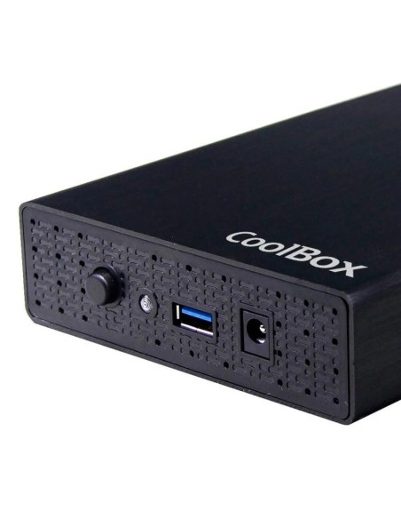 Coolbox Caja HDD 3.5" SCA-3533 USB3.0 Negra Alum
