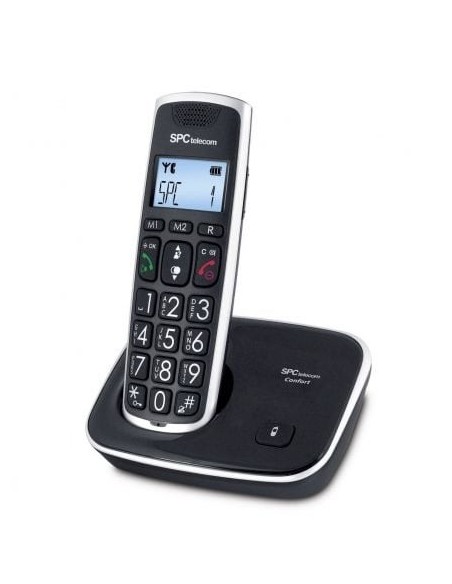 Teléfono Inalámbrico SPC Telecom 7608/ Negro