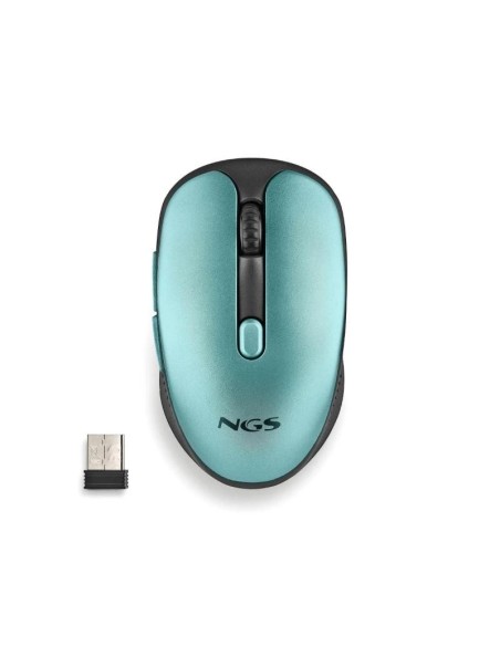 NGS Raton Inalambrico Recargable Silencioso Hielo