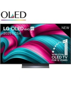 Televisor LG OLED Evo OLED55C54LA 55'/ Ultra HD 4K/ Smart TV/ WiFi