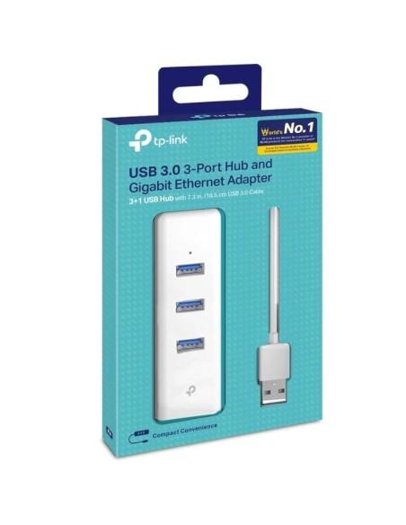 TP-Link UE330 Adaptador 3xUSB 3'0 1xGbE