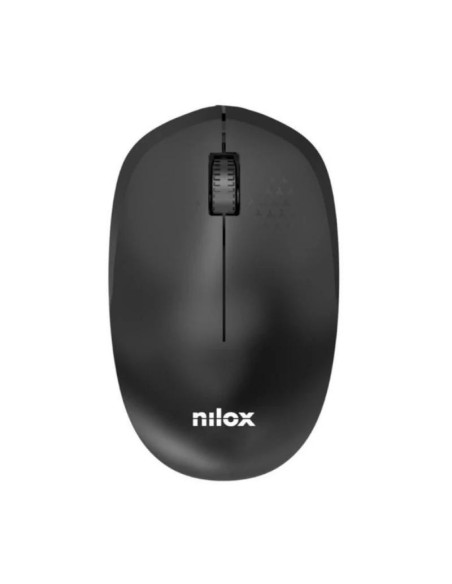 Nilox Ratón Wireless. 1000 DPI. 3 botones. Negro