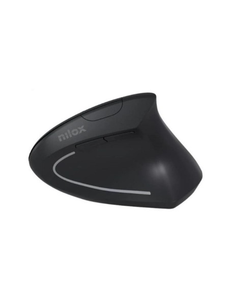 Nilox Ratón Wireless Vertical. 1600 DPI. Negro