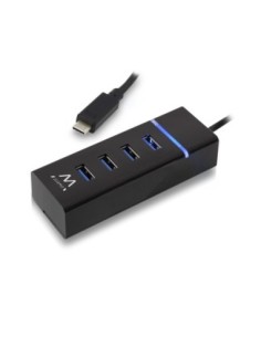 Ewent E1137 HUB USB TIPO C 4 PUEROS USB 3.1