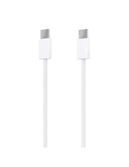 Cable USB 2.0 Tipo-C Aisens A107-0855/ USB Tipo-C Macho - USB Macho/ Hasta 60W/ 480Mbps/ 1m/ Blanco