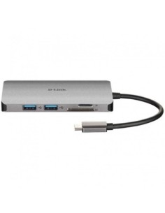 D-Link DUB-M810 Hub USB-C 8 en 1 HDMI/Eth/CardRead 2
