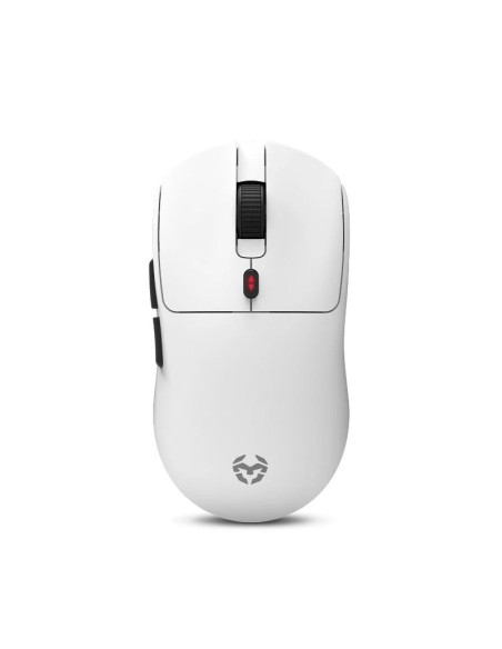 KROM KLEVER Raton gaming superligero wireless Blco
