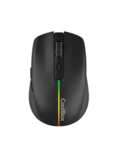 Coolbox Gaming Ratón  W01 1600DPI Inalámbrico Negr
