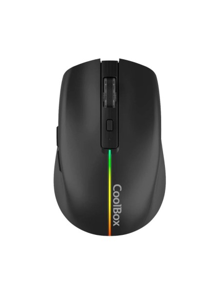 Coolbox Gaming Ratón  W01 1600DPI Inalámbrico Negr