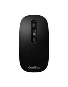 Coolbox Ratón W02-IA Inalámbrico RF+BT Negro