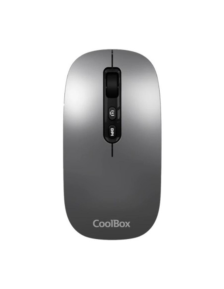Coolbox Ratón W02-IA Inalámbrico RF+BT Gris