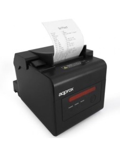 Impresora de Tickets Approx appPOS80WIFI+LAN/ Térmica/ Ancho papel 58 y 80mm/ USB-WiFi-LAN-RS232-RJ11/ Negra
