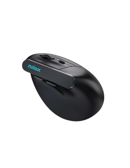 Nilox Ratón Wir Vertical Rec. Silen 1600 DPI Negro