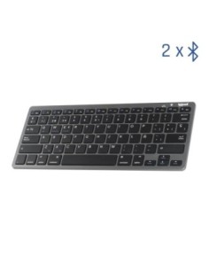 iggual Teclado Bluetooth Slim TKL-BT negro 2 canal