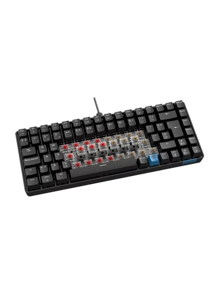 Hiditec teclado Gaming GM1K Switches red