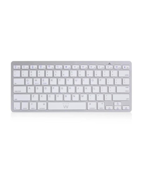 Ewent Teclado Bluetooth iOS/Android/Win Slim Plata