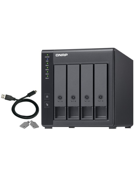 QNAP TR-004 Raid Expansion 4XHDD-Bay 1xUSB-C 3'2