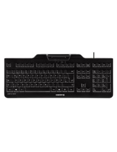 Cherry Teclado+lector chip integrado (DNIe) Negro
