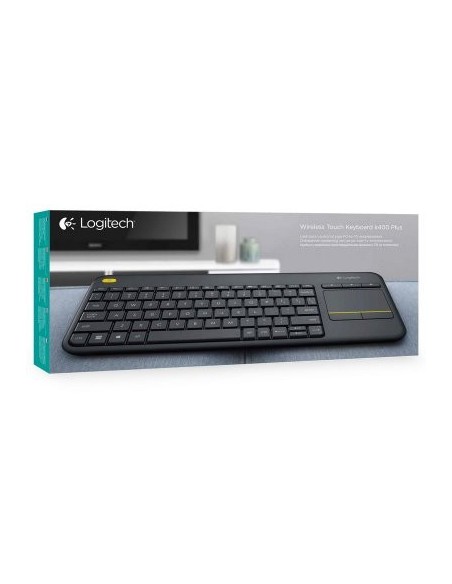 Logitech Teclado K400 920-007137 Plus Touch Negro