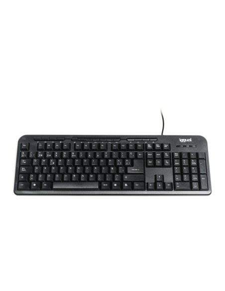 iggual Teclado multimedia CK-BASIC-120T negro
