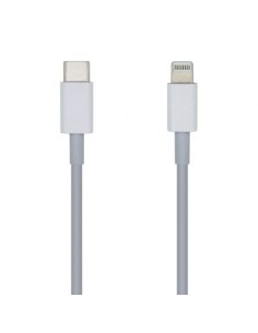 CableUSB Tipo-C 2.0 Lightning Aisens A102-0443/ Lightning Macho - USB Tipo-C Macho/ 2m/ Blanco